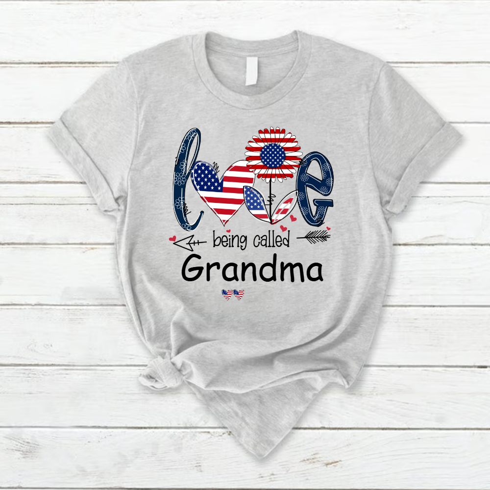Comfort Colors® Love Grandma Life Usa, Custom Mom, Grandma With Grandkids, Gift for Grandma
