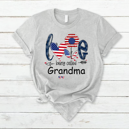 Comfort Colors® Love Grandma Life Usa, Custom Mom, Grandma With Grandkids, Gift for Grandma