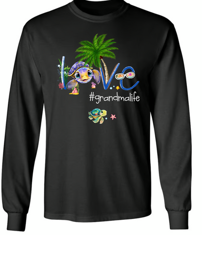 Personalized Love Grandma Turtle Cute Mother's Day