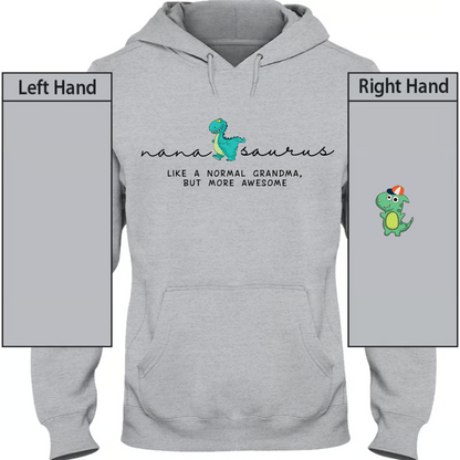 Nana Saurus and Grandkids on the sleeve