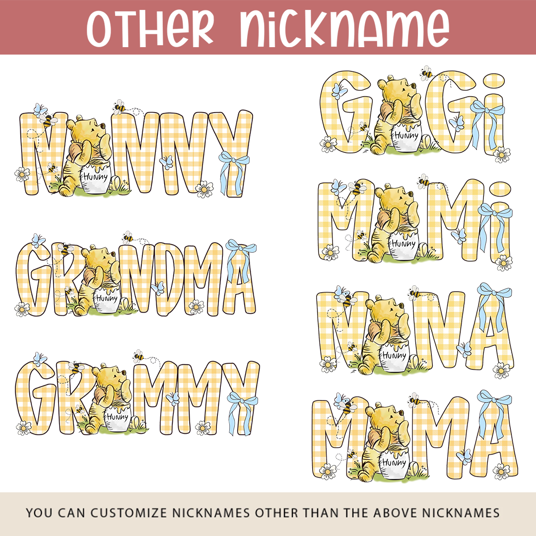 Personalized New Grandma, Grandma Bear, Promoted to Gigi Comfort Colors® T-shirt