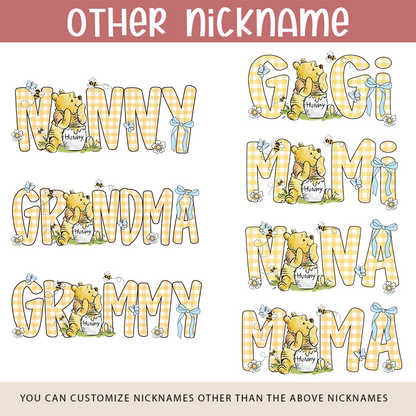 Personalized New Grandma, Grandma Bear, Promoted to Gigi Comfort Colors® T-shirt