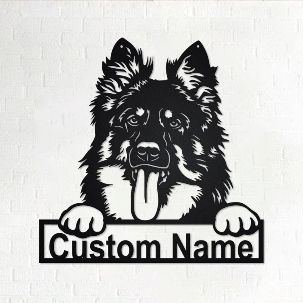Godmerch- Cut Metal Sign- Personalized Bohemian Shepherd Cut Metal Sign, Dog Lover Metal Wall Art, Laser Cut Metal Signs