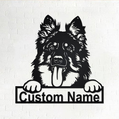 Godmerch- Cut Metal Sign- Personalized Bohemian Shepherd Cut Metal Sign, Dog Lover Metal Wall Art, Laser Cut Metal Signs
