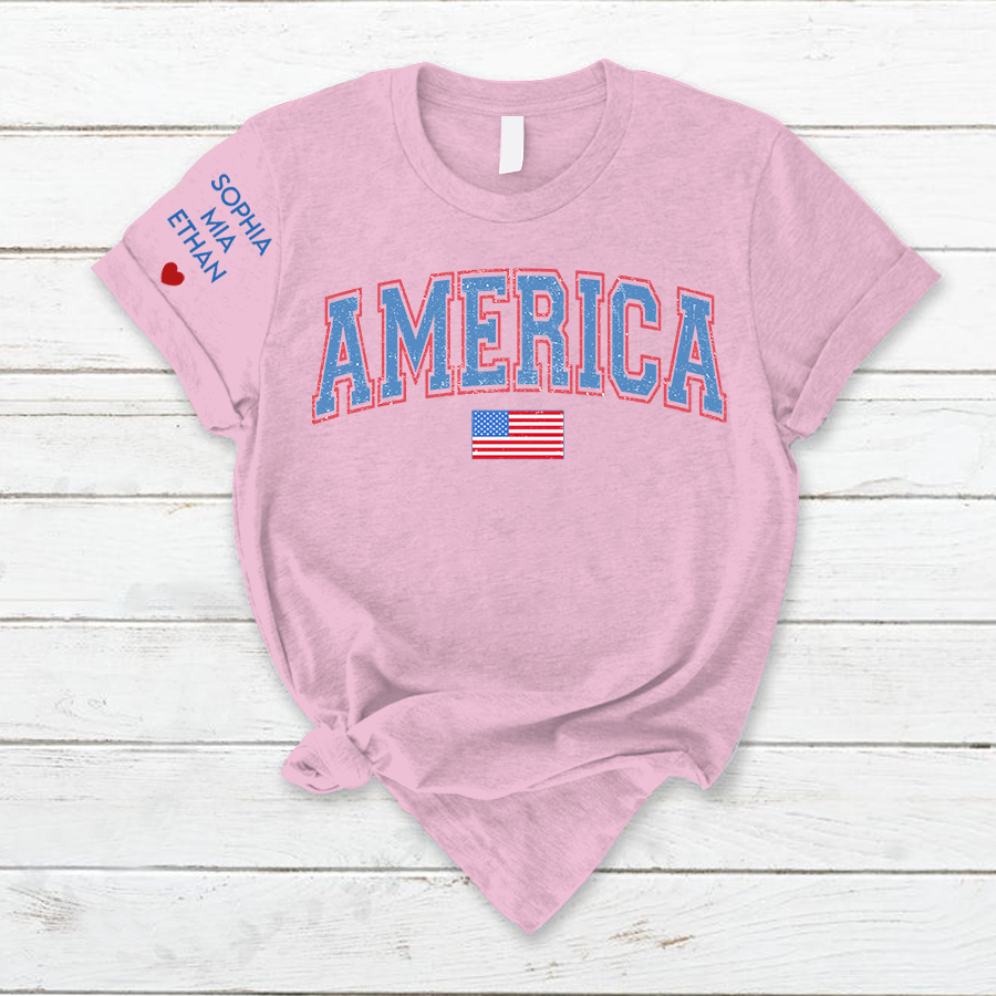 Personalized 4th of July American CL01 T-Shirt