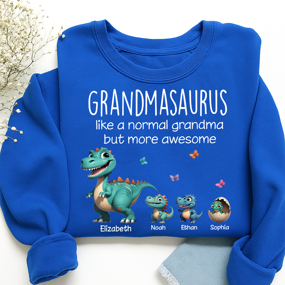 Grandmasaurus And Grandkids Gift for Grandma Sweatshirt