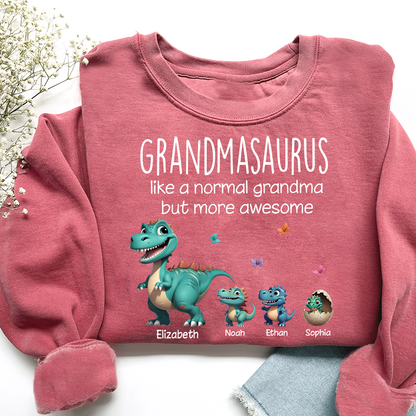 Grandmasaurus And Grandkids Gift for Grandma Sweatshirt