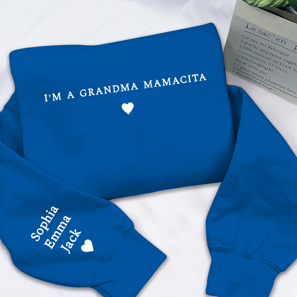I'm a Grandma Mamacita , Nana Gift, Gift For Grandma And Grandkids Merry Christmas Sweatshirt