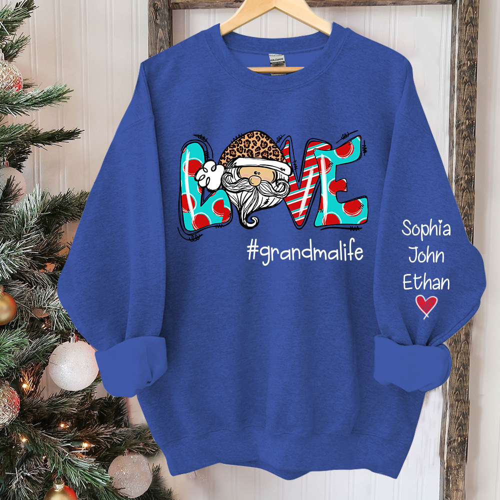 Love grandmalife Christmas And Grandkids CL01 Sweatshirt