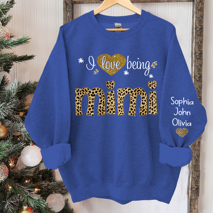 I love being Mimi And Grandkids Sweatshirt