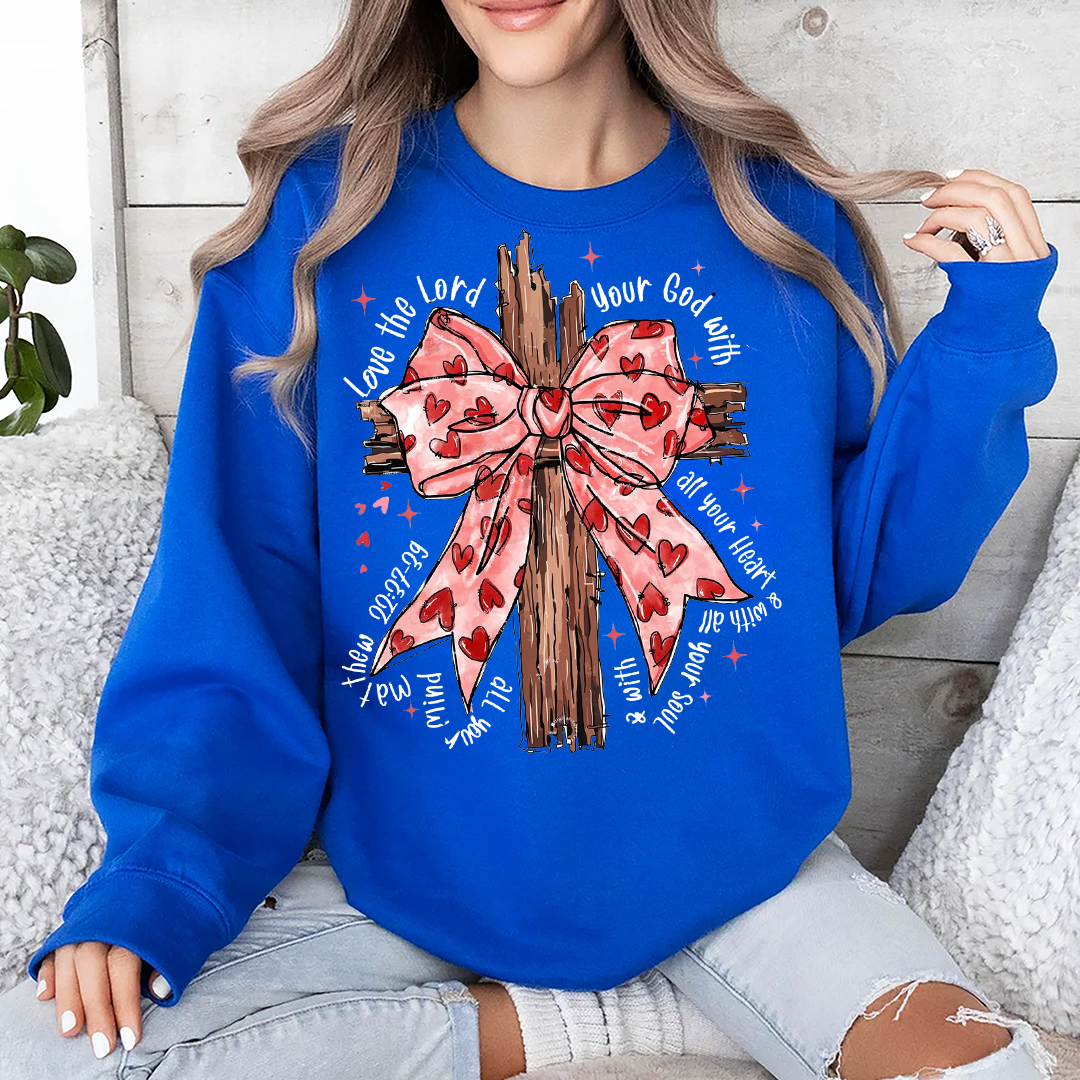 Coquette Valentine Jesus Sweatshirt