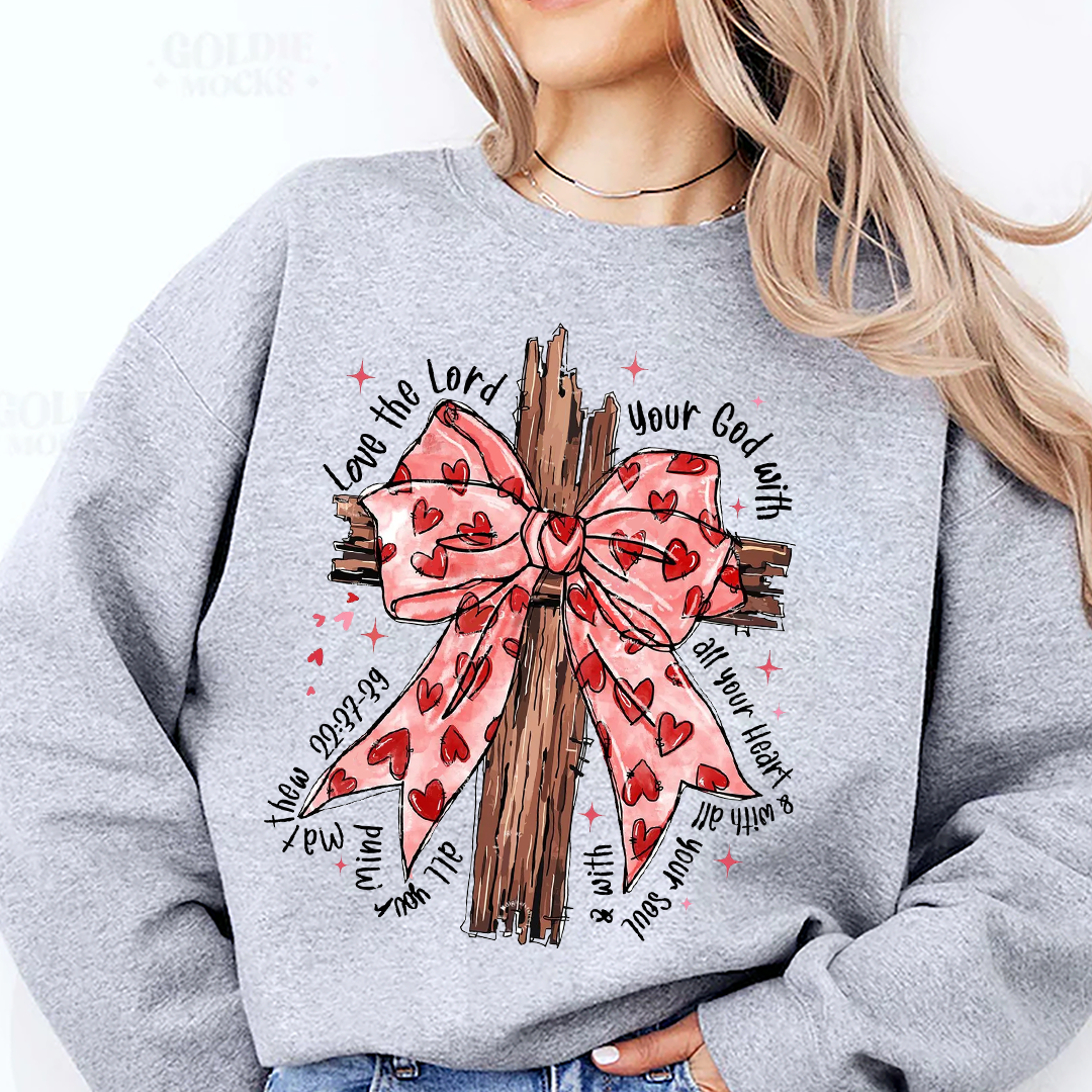 Coquette Valentine Jesus Sweatshirt