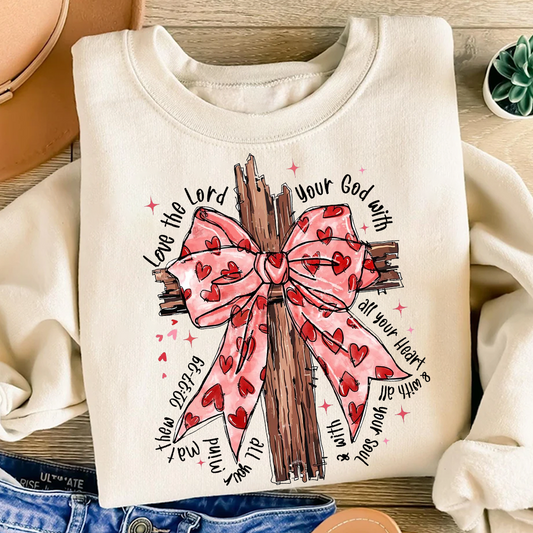 Coquette Valentine Jesus Sweatshirt