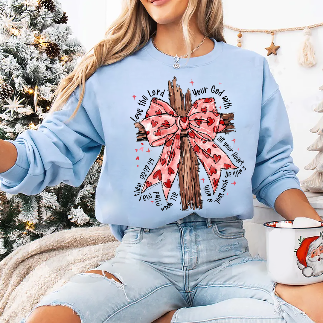 Coquette Valentine Jesus Sweatshirt