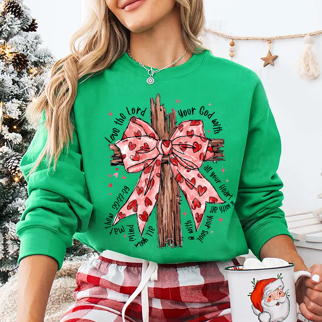 Coquette Valentine Jesus Sweatshirt