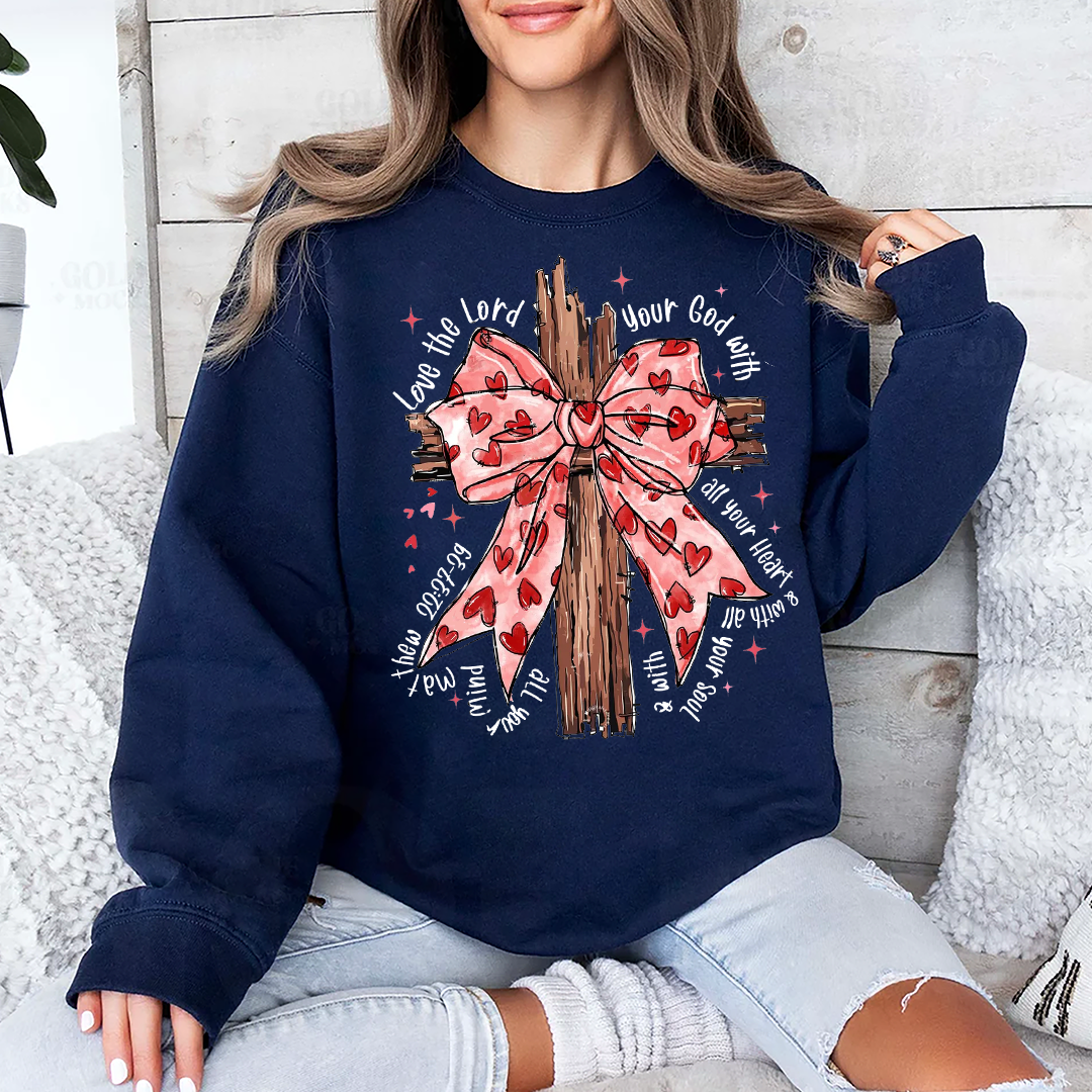 Coquette Valentine Jesus Sweatshirt