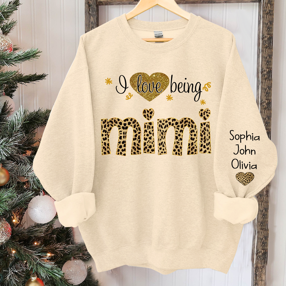 I love being Mimi And Grandkids Sweatshirt