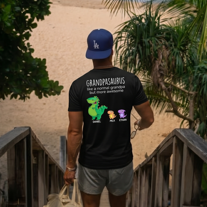 Grandpasaurus Like A Normal Grandpa But More Awesome, Father's Day T-Shirt