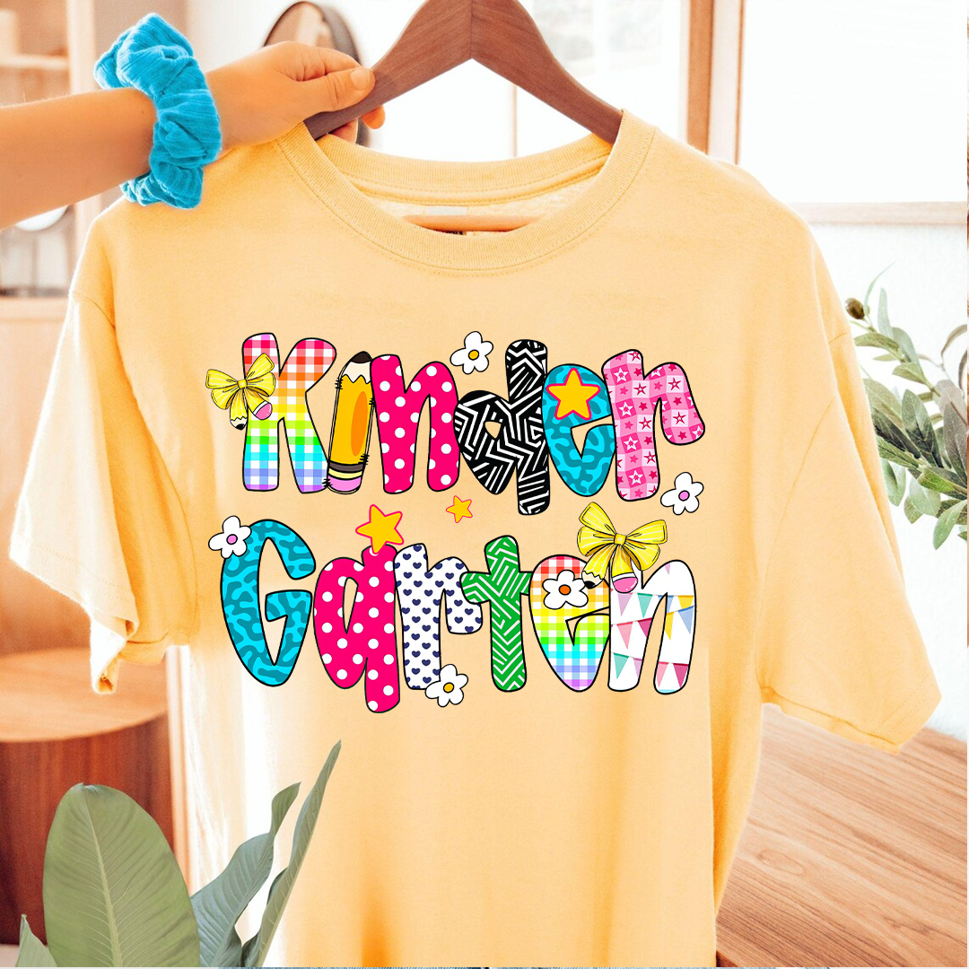 Preppy Back To School Kindergartern/Pre-k/Grade