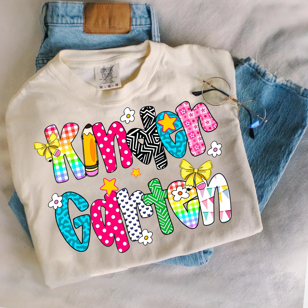 Preppy Back To School Kindergartern/Pre-k/Grade