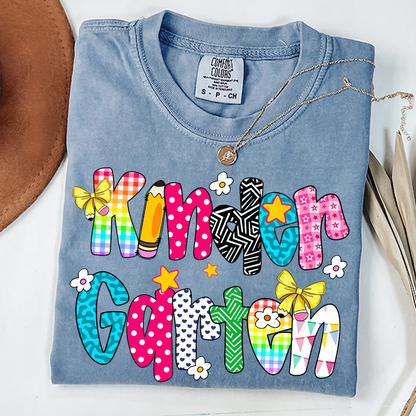Preppy Back To School Kindergartern/Pre-k/Grade