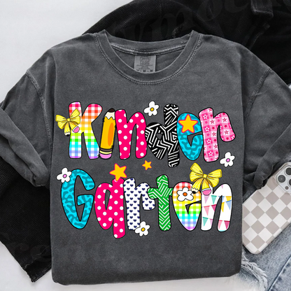 Preppy Back To School Kindergartern/Pre-k/Grade