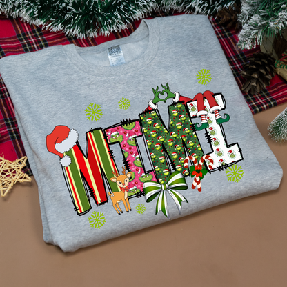 Personalized Grandma And Grandkids Best Gift Christmas Sweatshirt