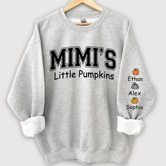 Mimi's little pumpkins And Grandkids Sweatshirt
