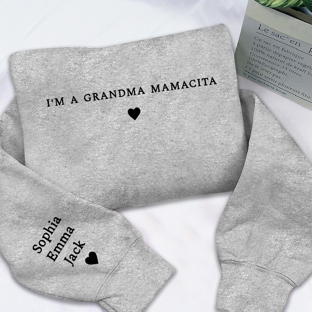 I'm a Grandma Mamacita , Nana Gift, Gift For Grandma And Grandkids Merry Christmas Sweatshirt