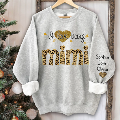 I love being Mimi And Grandkids Sweatshirt
