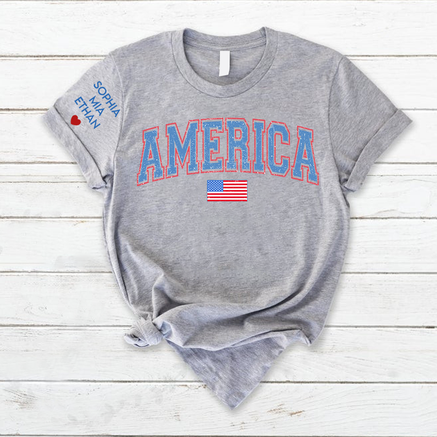 Personalized 4th of July American CL01 T-Shirt