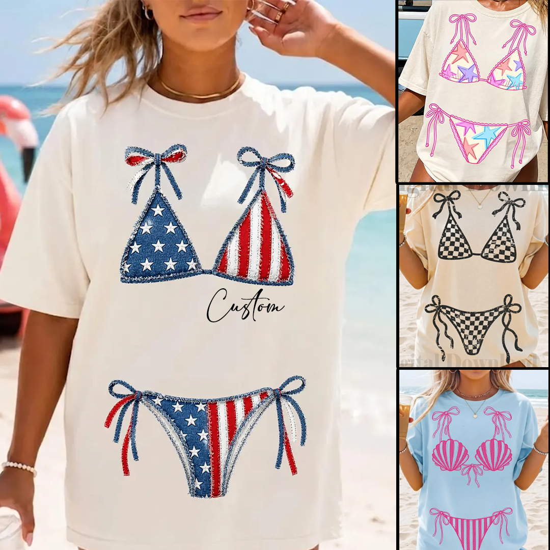Shirt 250 Years of Freedom, Red White Blue Swimsuit Tee Beach Vacation