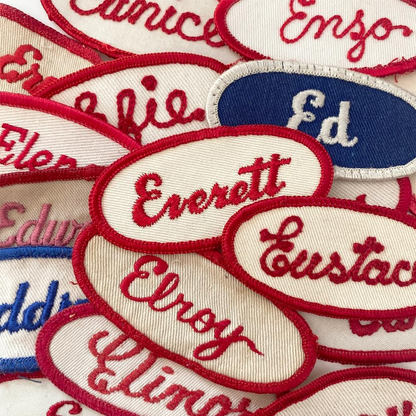 Custom Embroidered Patches, Design Your Own Personalized Name Logo Patch, Iron On Sew On Hook Loop Any Shape Custom Patch