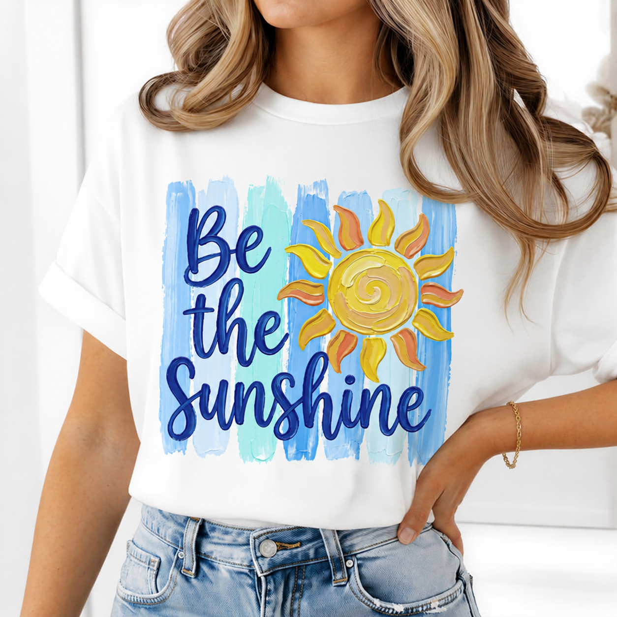"Be the Sunshine" Abstract Graphic TShirt