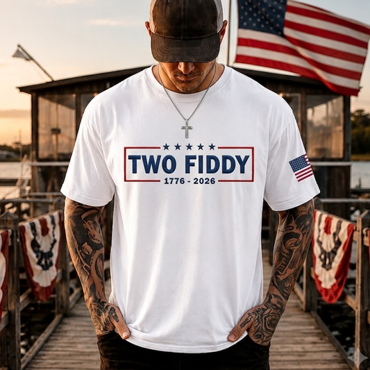 Limited Edition - Two Fiddy America 250th Graphic TShirt