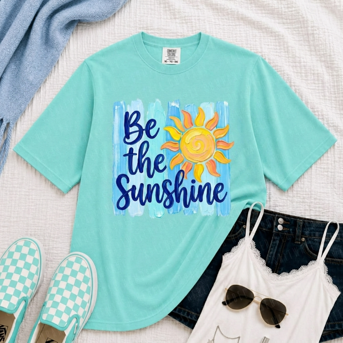 "Be the Sunshine" Abstract Graphic TShirt