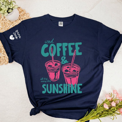 The Retro Iced Coffee & Sunshine Graphic Tee