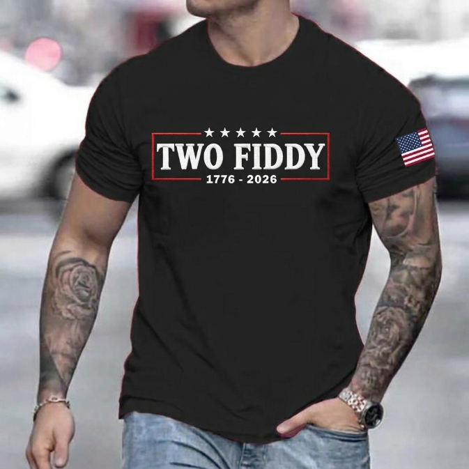Limited Edition - Two Fiddy America 250th Graphic TShirt