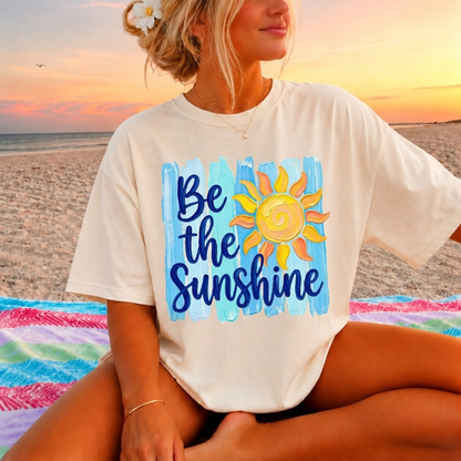 "Be the Sunshine" Abstract Graphic TShirt
