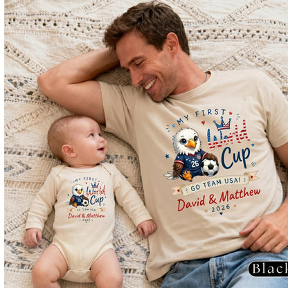The Custom "Go Team USA" Patriotic Game Day Matching Shirts