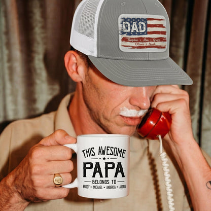 Papa And Kids Awesome VT2212002 Mug