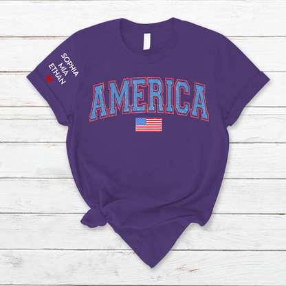 Personalized 4th of July American CL01 T-Shirt