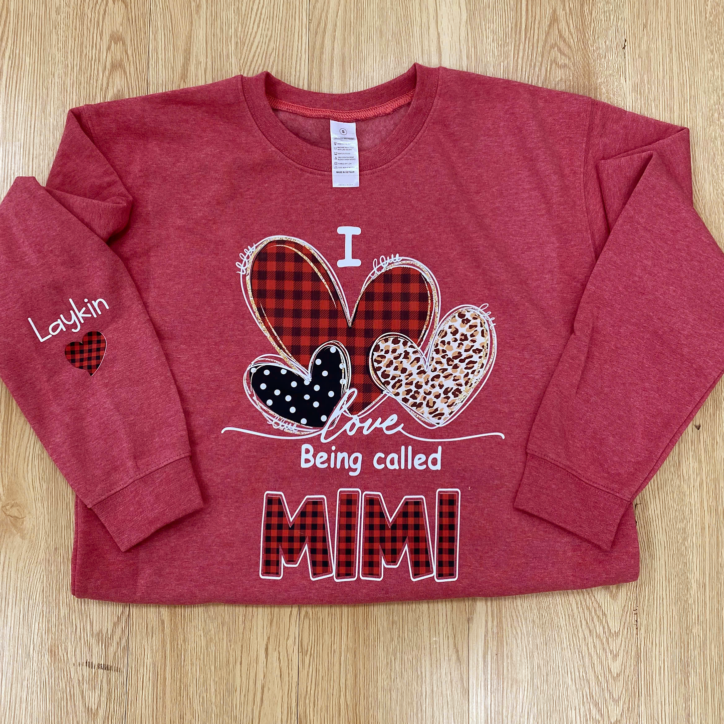 Custom I Love Being Called Mimi Sweatshirt, Grandma Shirt with Kids Names, Mother's Day Gift for Grandma
