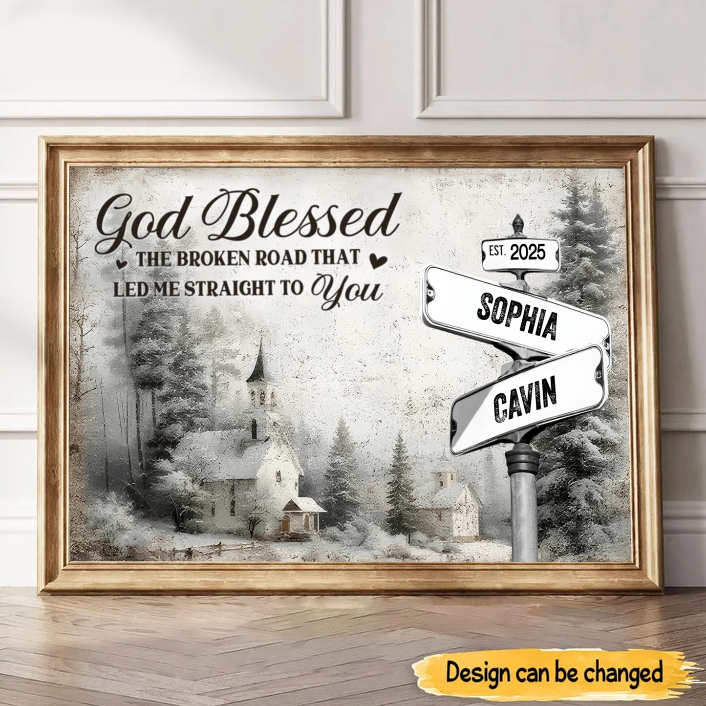 Custom Love Journey Couple Quote Poster, Anniversary Canvas Personalized Gift Poster