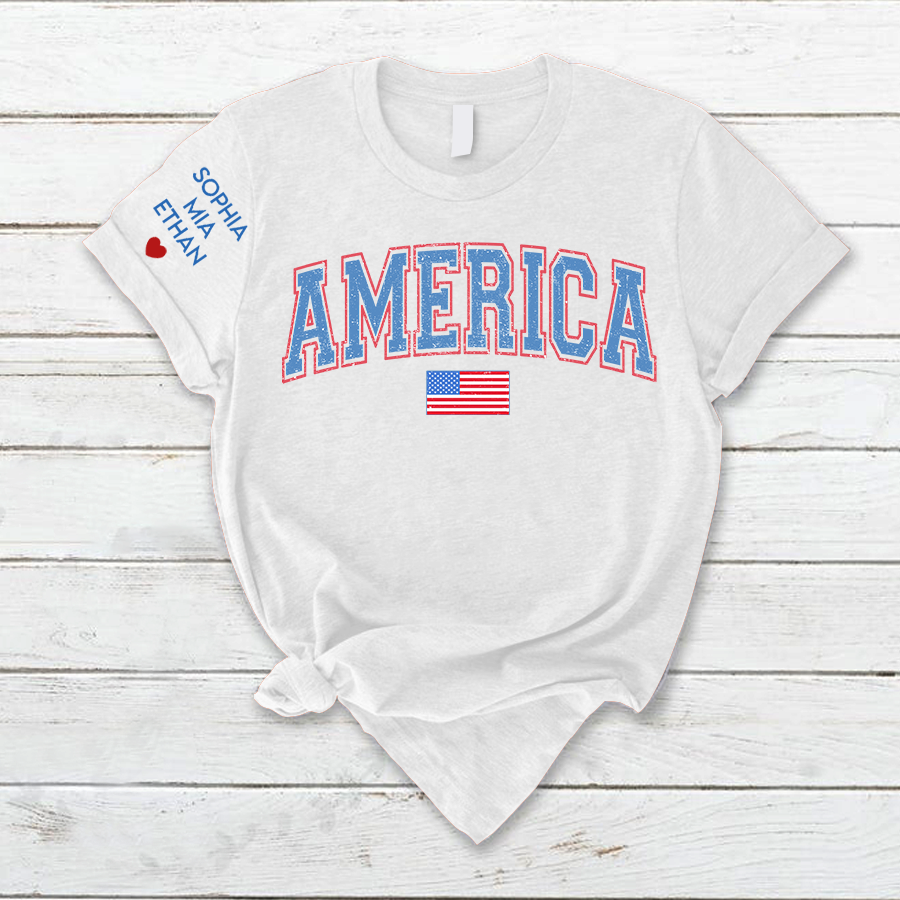 Personalized 4th of July American CL01 T-Shirt