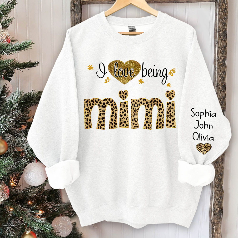 I love being Mimi And Grandkids Sweatshirt