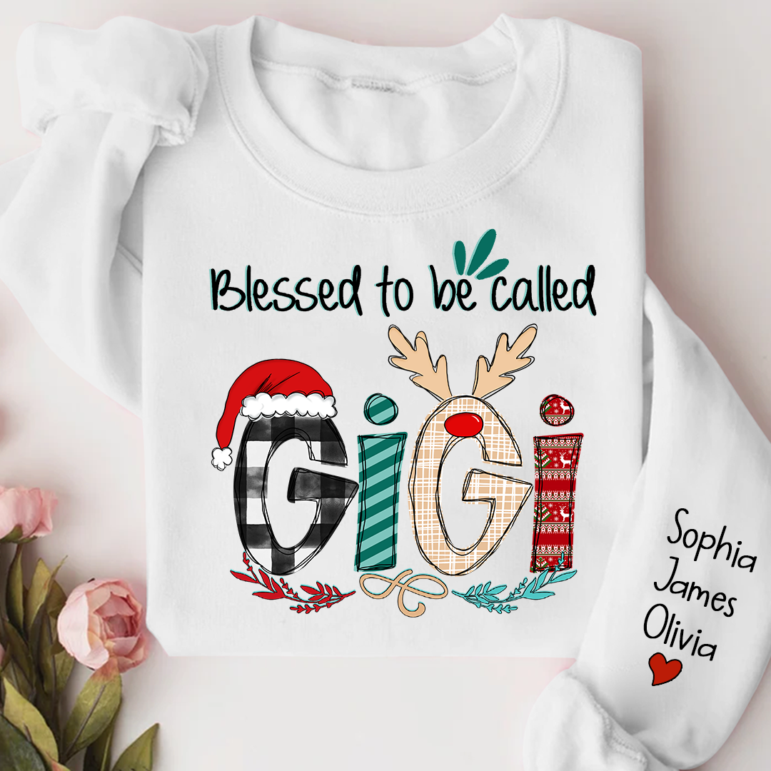 Blessed to be called Gigi And Grandkids Sweatshirt