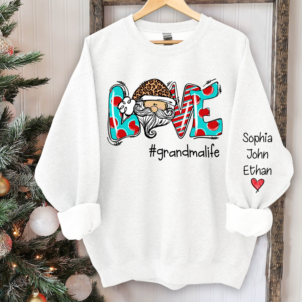 Love grandmalife Christmas And Grandkids CL01 Sweatshirt