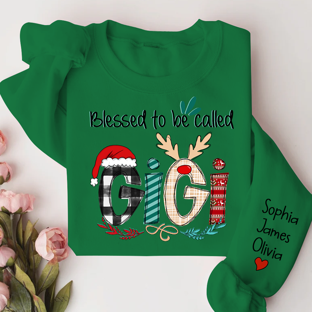 Blessed to be called Gigi And Grandkids Sweatshirt