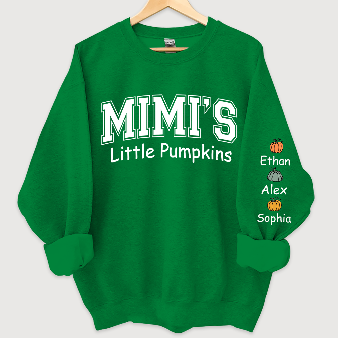 Mimi's little pumpkins And Grandkids Sweatshirt